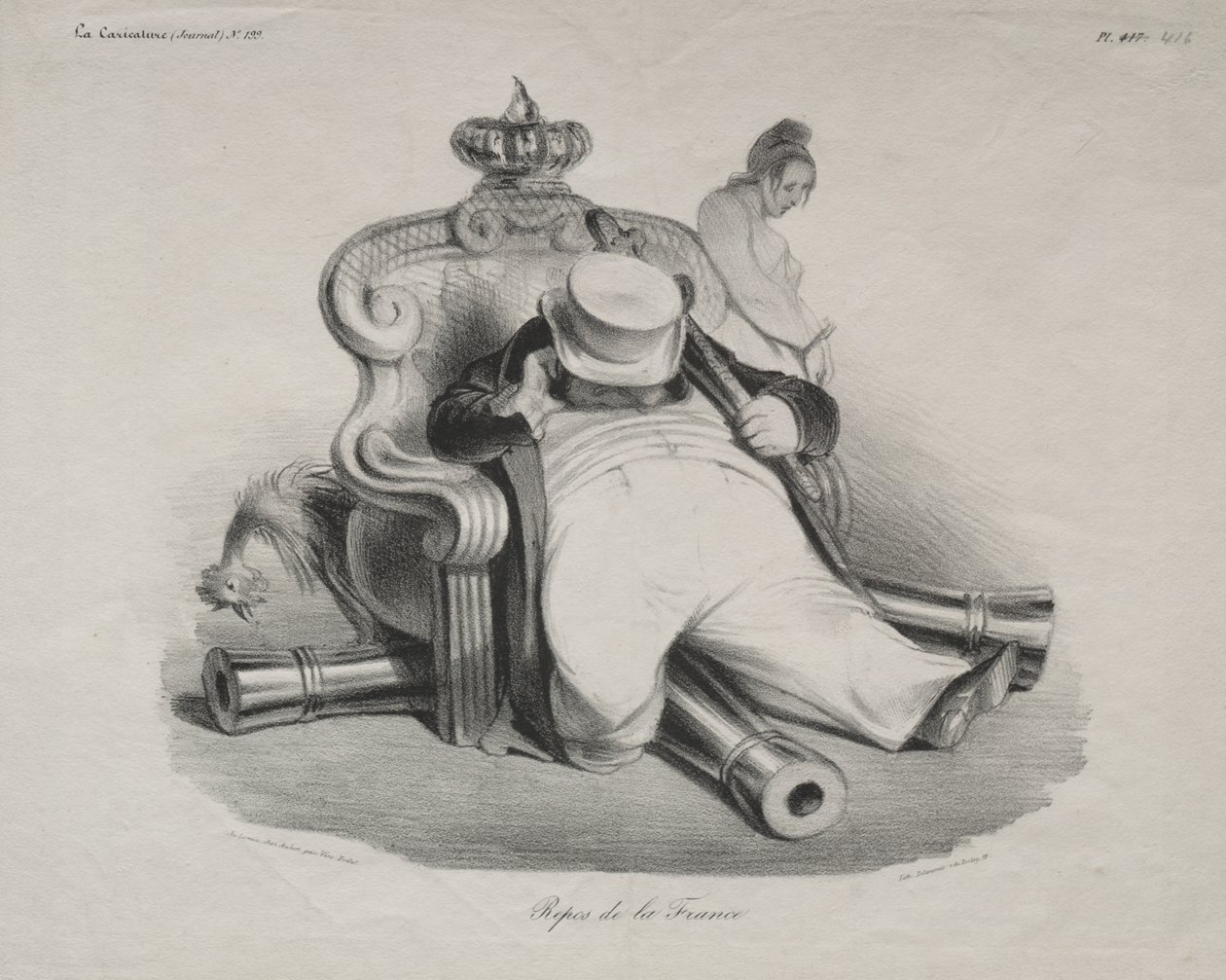Frankrikes vila av Honoré Daumier