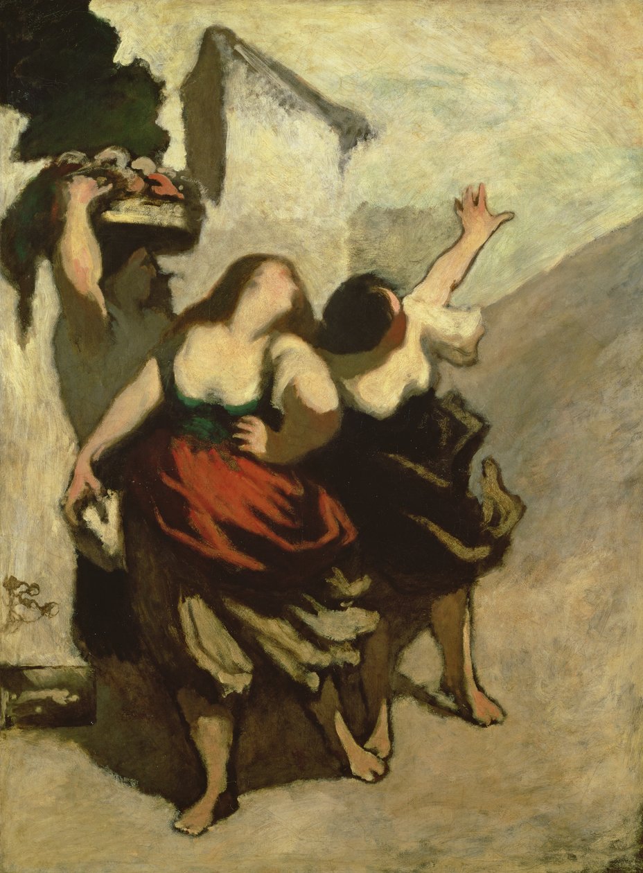 The Ribalds (The Millers Daughters) av Honoré Daumier