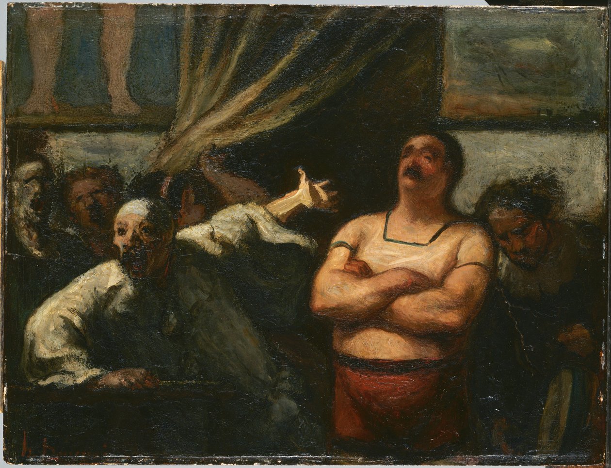 Den starka mannen av Honoré Daumier