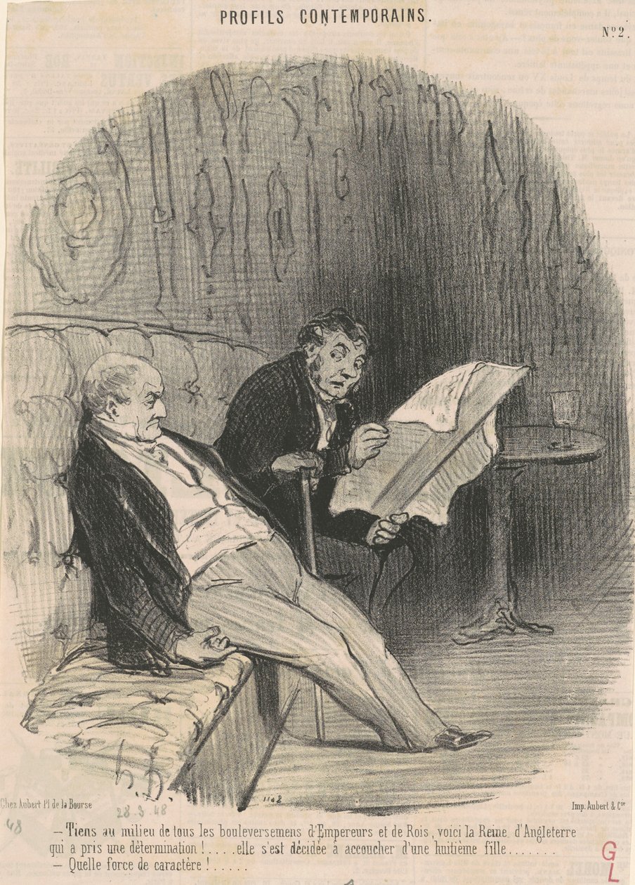 Stå mitt i...omvälvningar... av Honoré Daumier