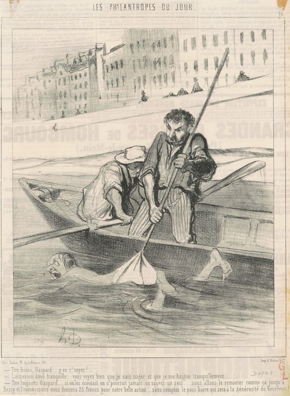 Dra upp, Gaspard... det kommer att bli neyer... av Honoré Daumier
