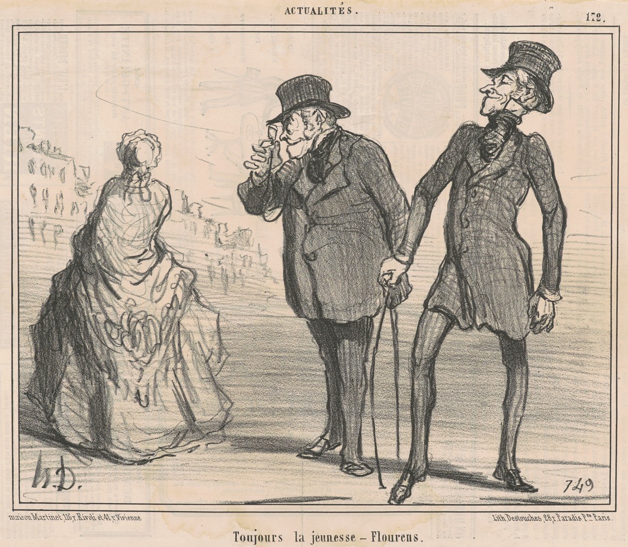 Alltid heunesse-floren av Honoré Daumier