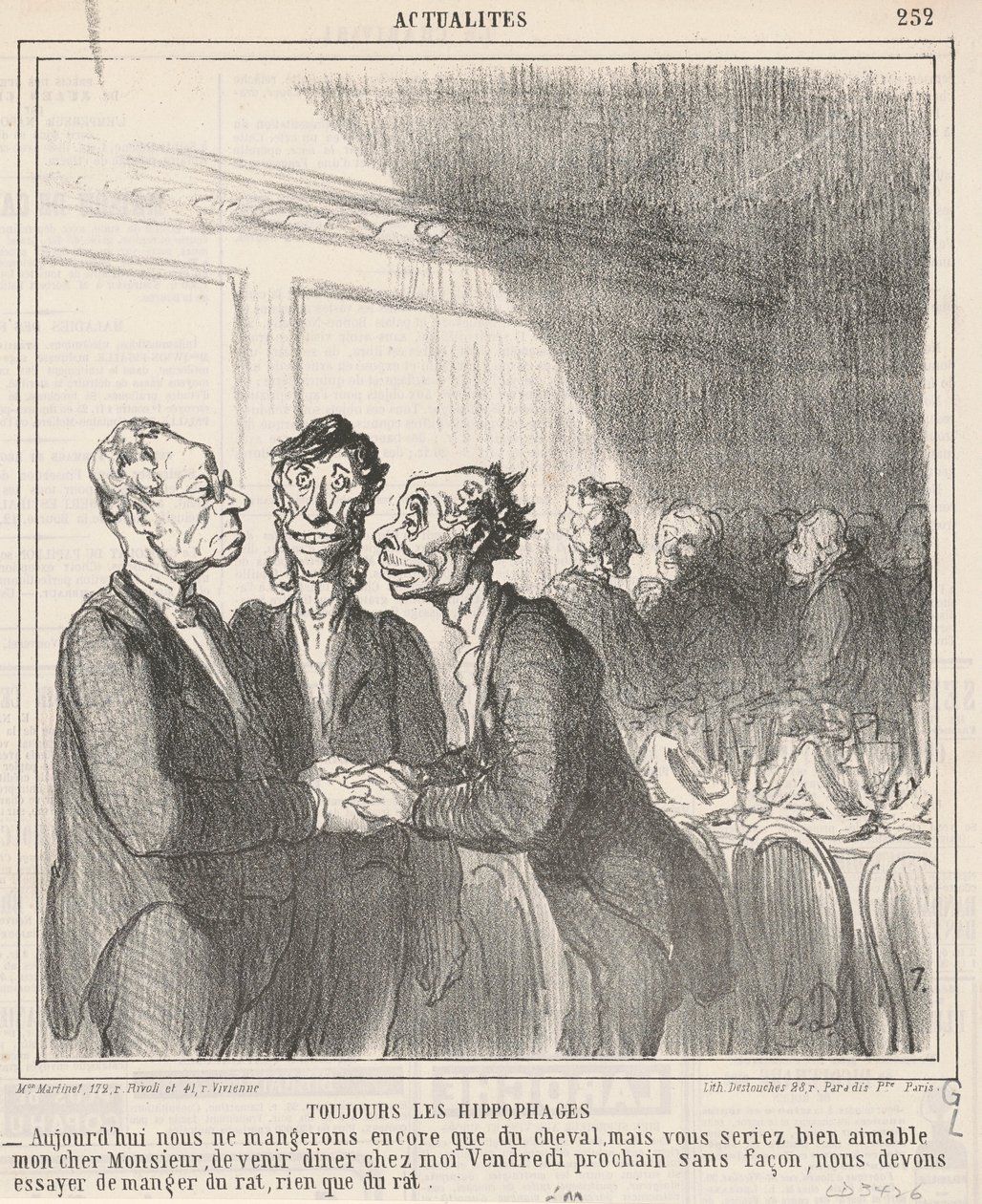 Alltid Hippofagerna av Honoré Daumier