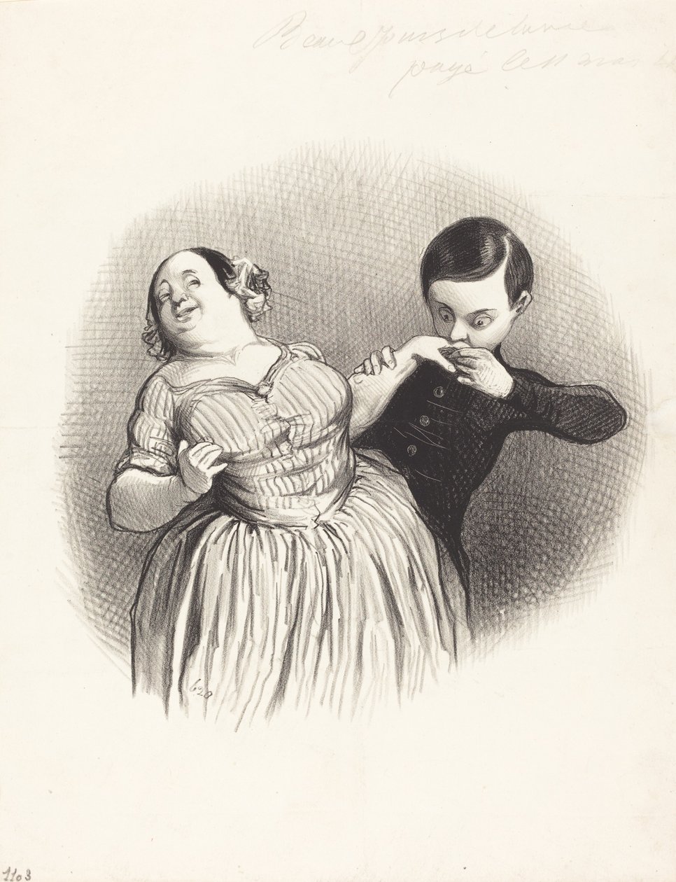 En galant början av Honoré Daumier
