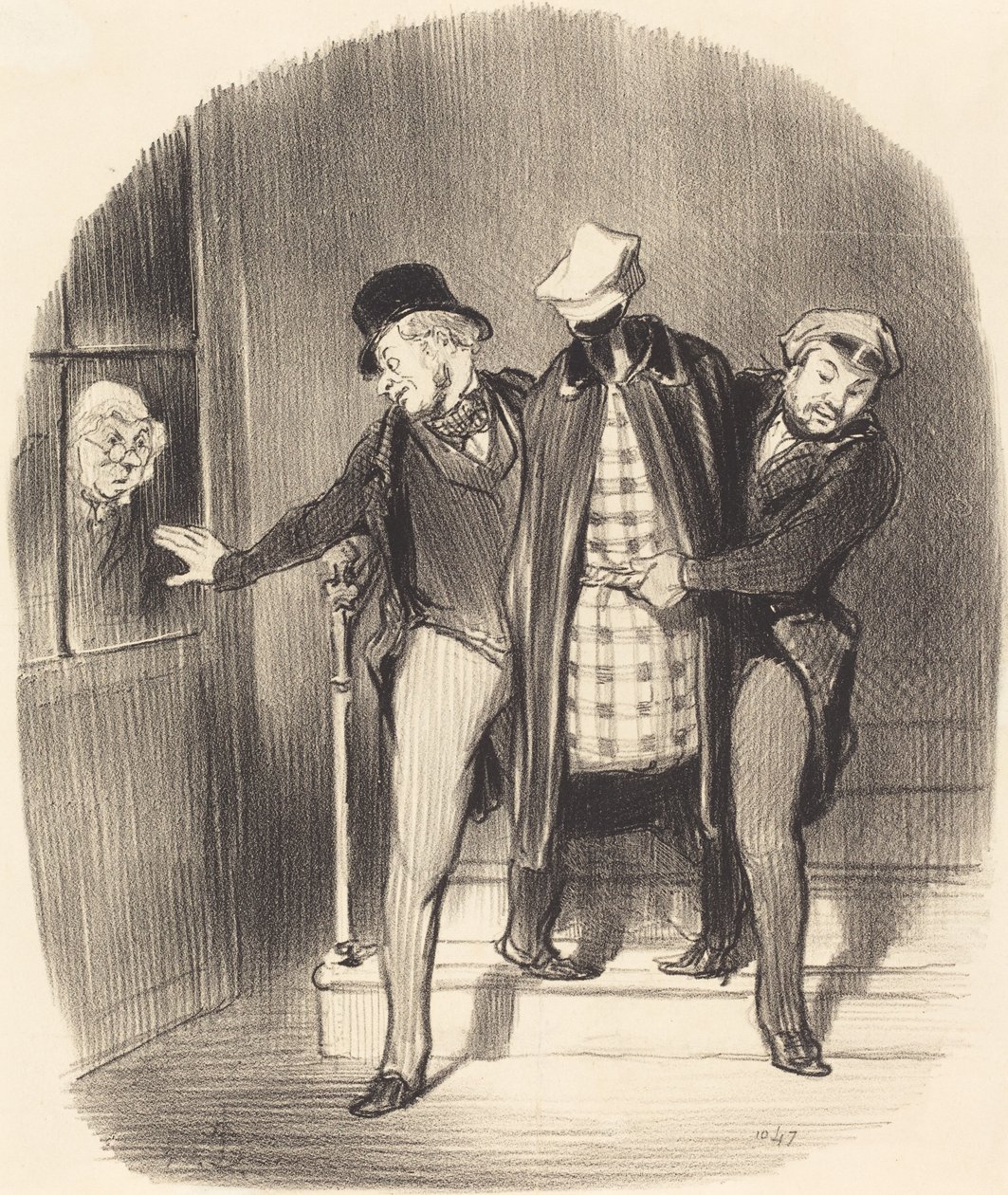 Ett smygdrag av Honoré Daumier