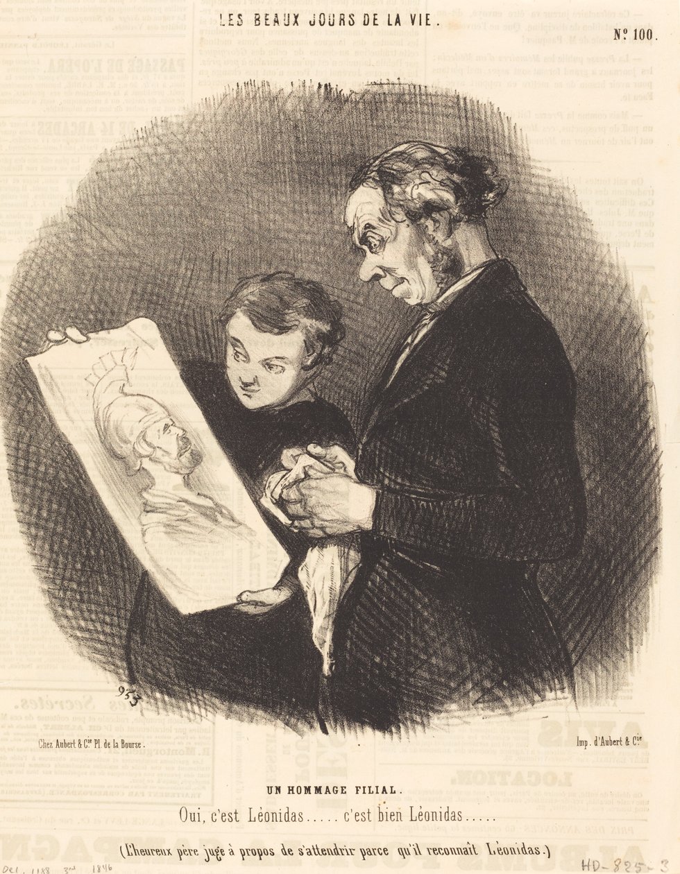 En vördnadsfull hyllning av Honoré Daumier