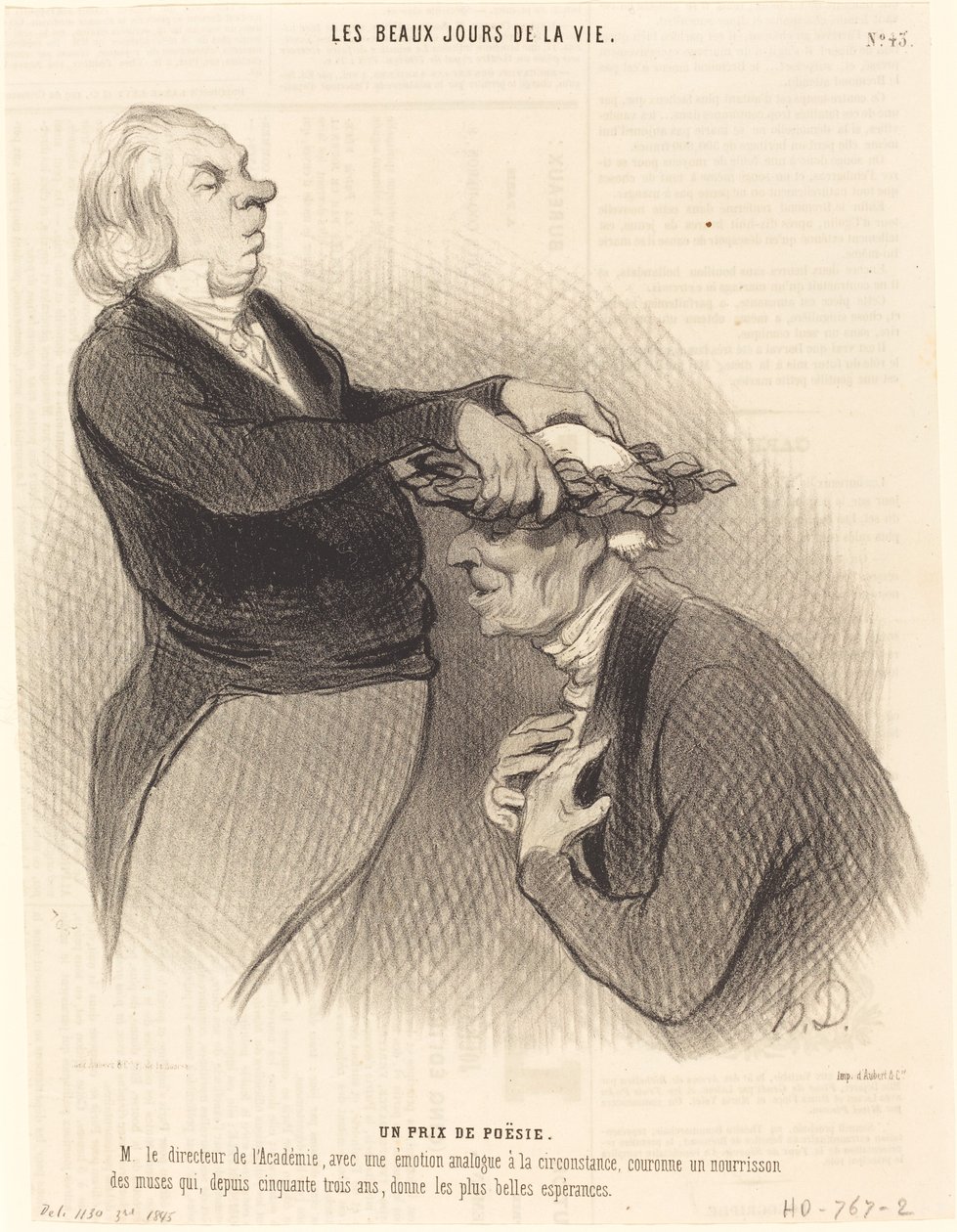 Ett poesipris av Honoré Daumier