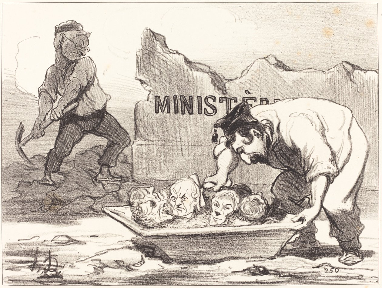 En omplastning av Honoré Daumier