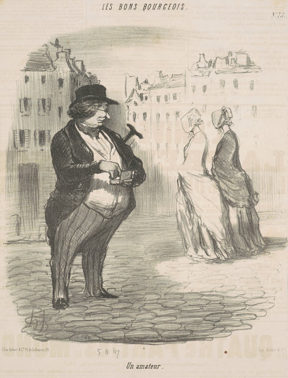 en hobbyist av Honoré Daumier