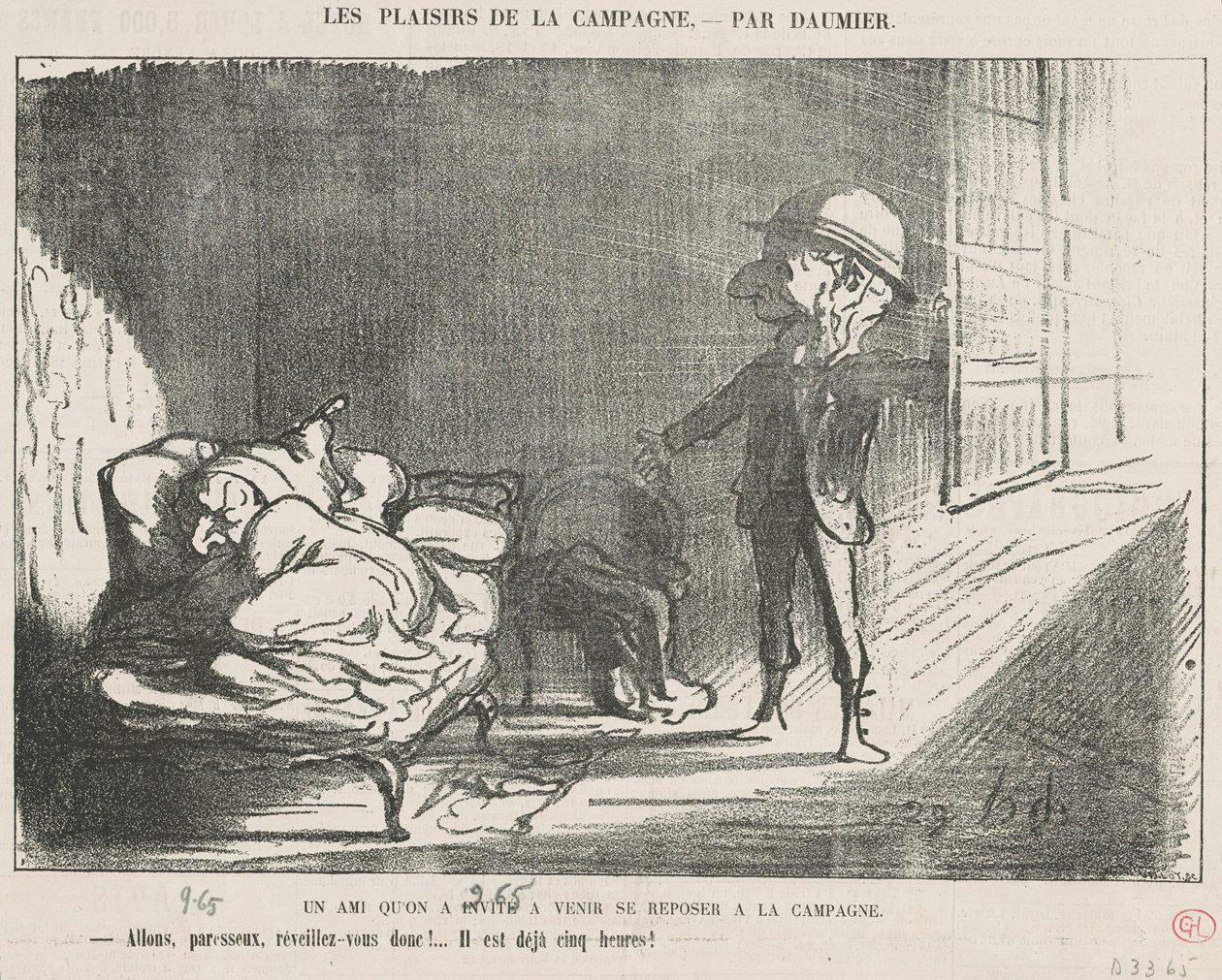 En vän vi bjöd in... av Honoré Daumier