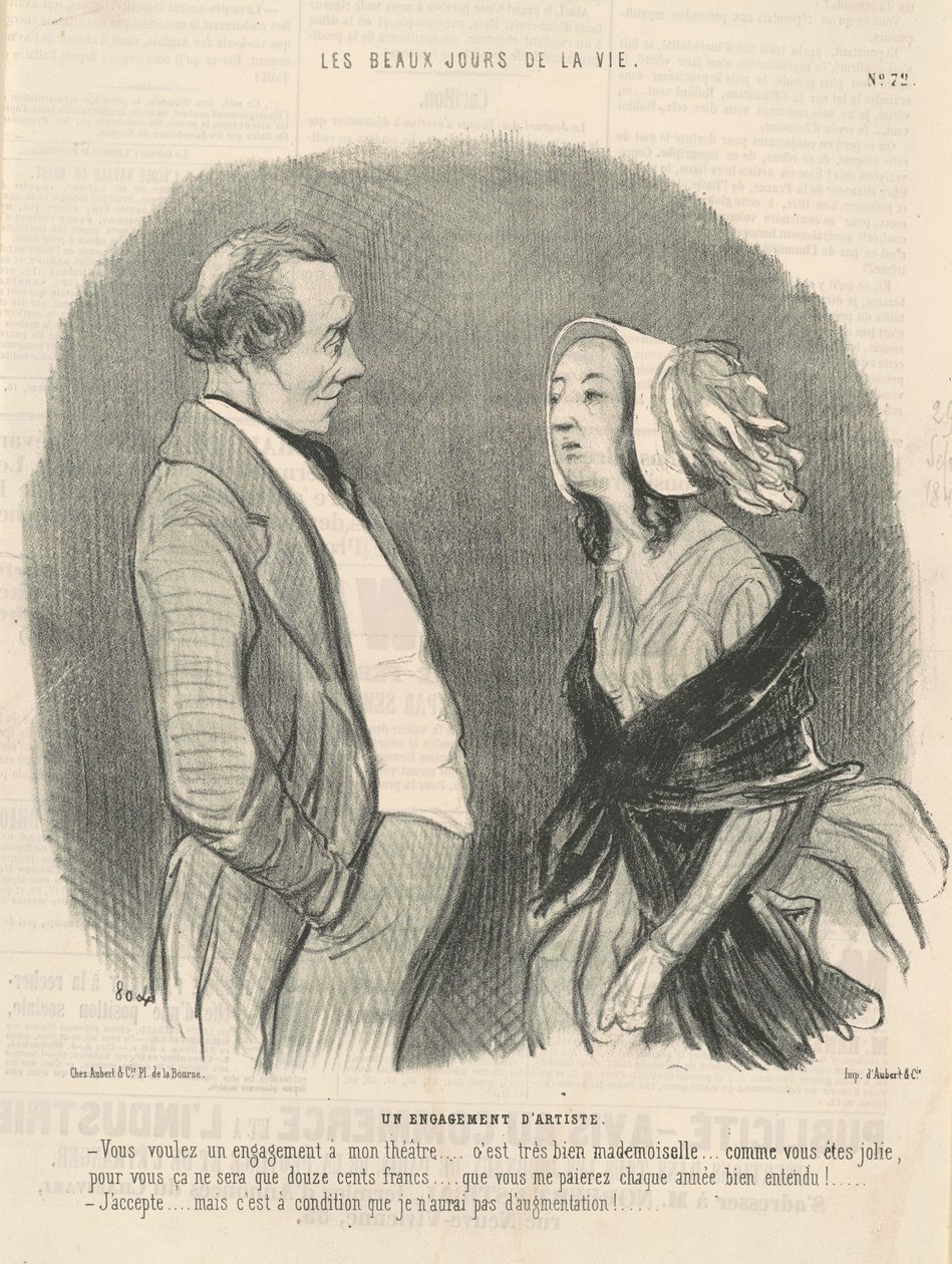 Ett konstnärsengagemang av Honoré Daumier
