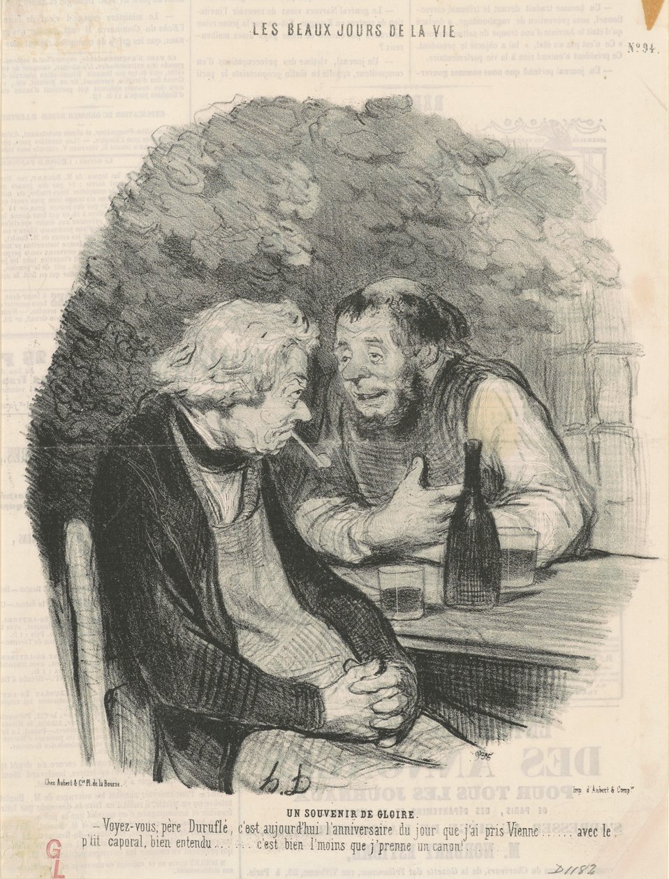 Ett minne av ära av Honoré Daumier