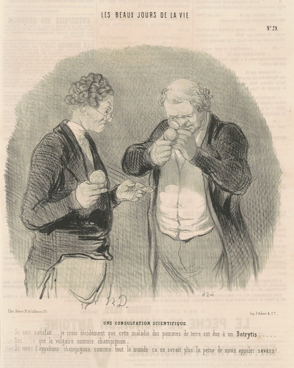 En vetenskaplig konsultation av Honoré Daumier