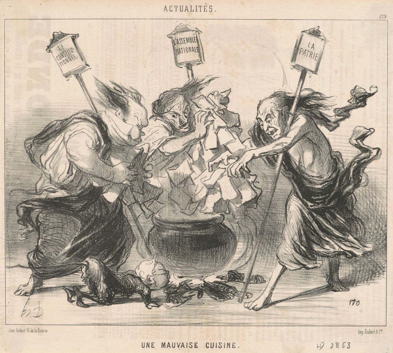 Ett dåligt kök av Honoré Daumier