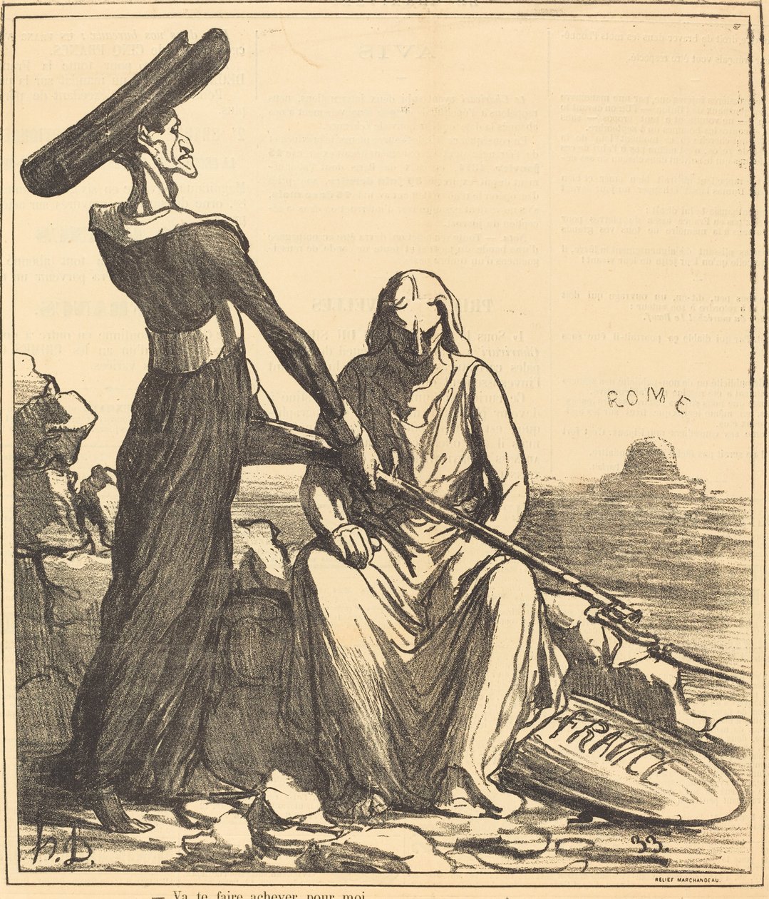 Ska göra dig färdig åt mig av Honoré Daumier