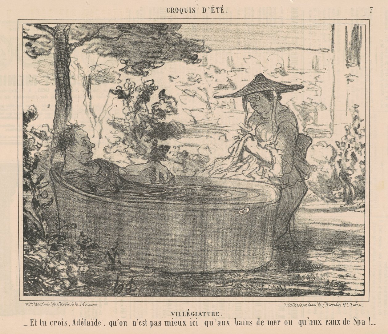 Tillflykt av Honoré Daumier