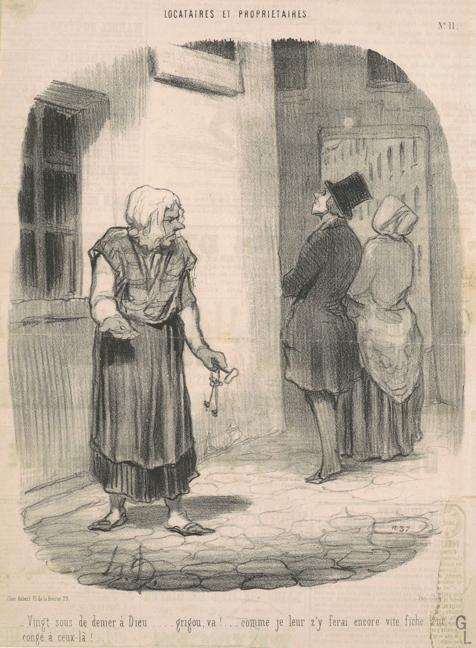Tjugo öre till Gud... av Honoré Daumier