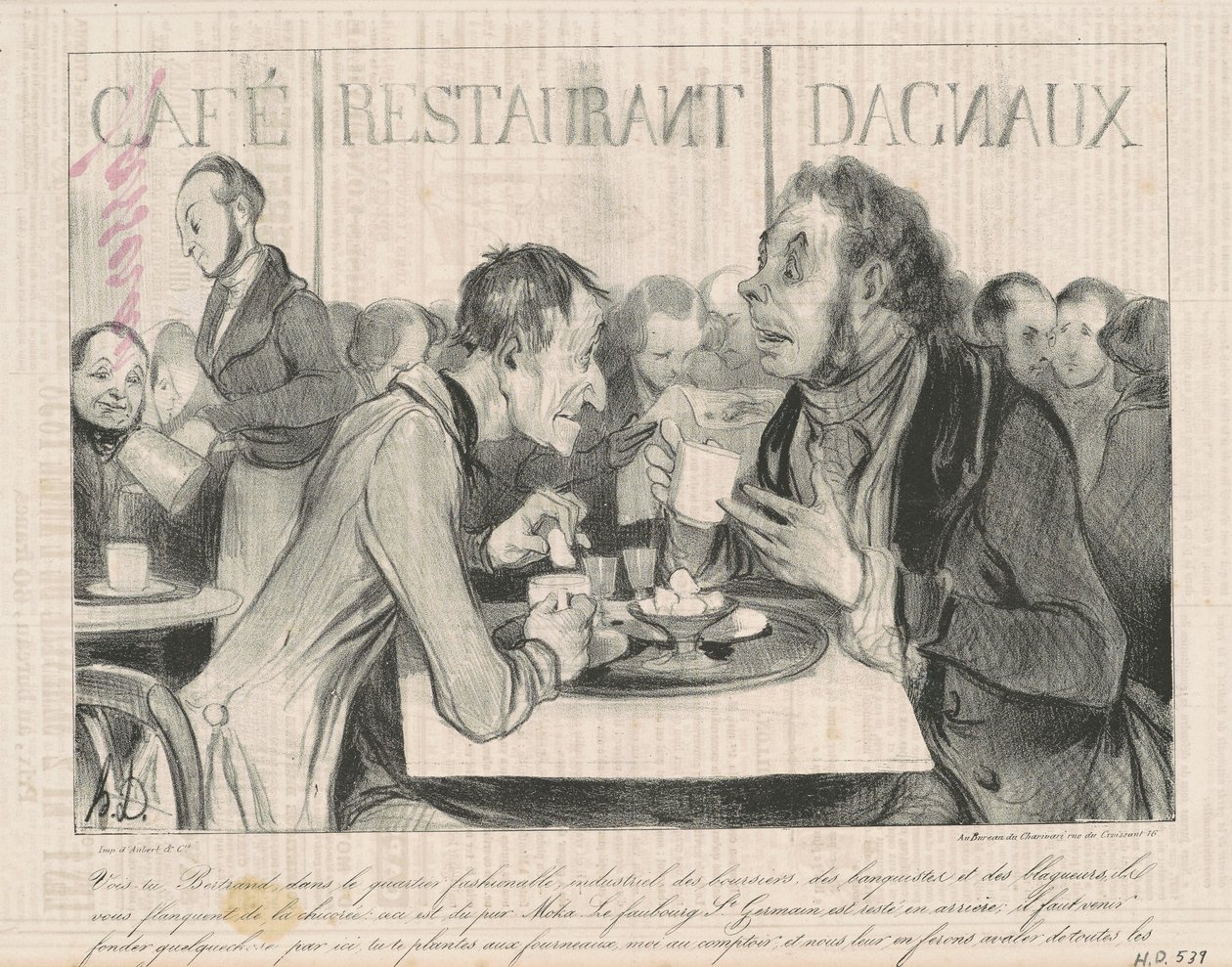 Ser du Bertrand... av Honoré Daumier