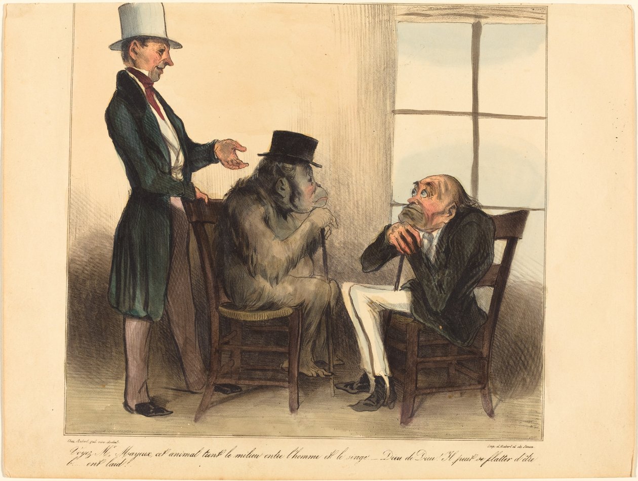 Se, herr Mayeux, detta djur... av Honoré Daumier
