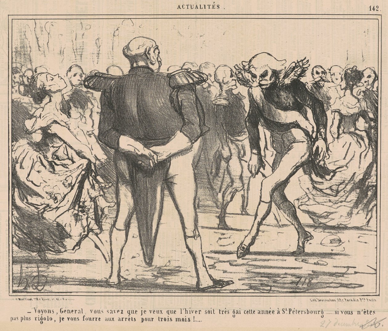 Kom igen, general... av Honoré Daumier