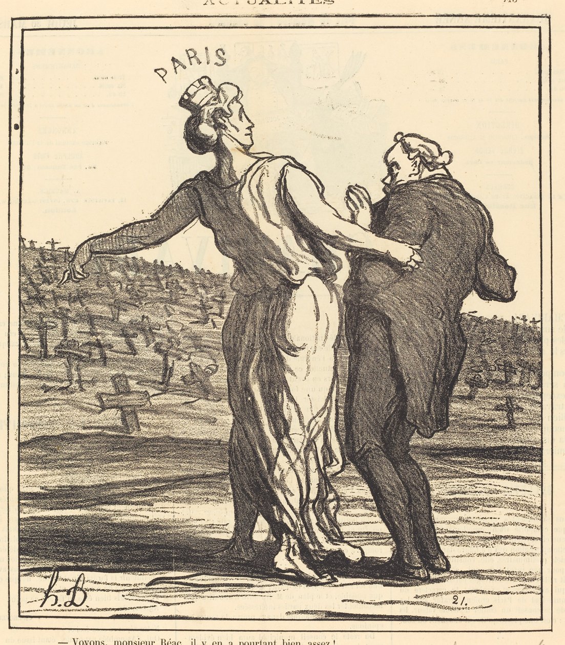 Låt oss se, herr Réac... av Honoré Daumier