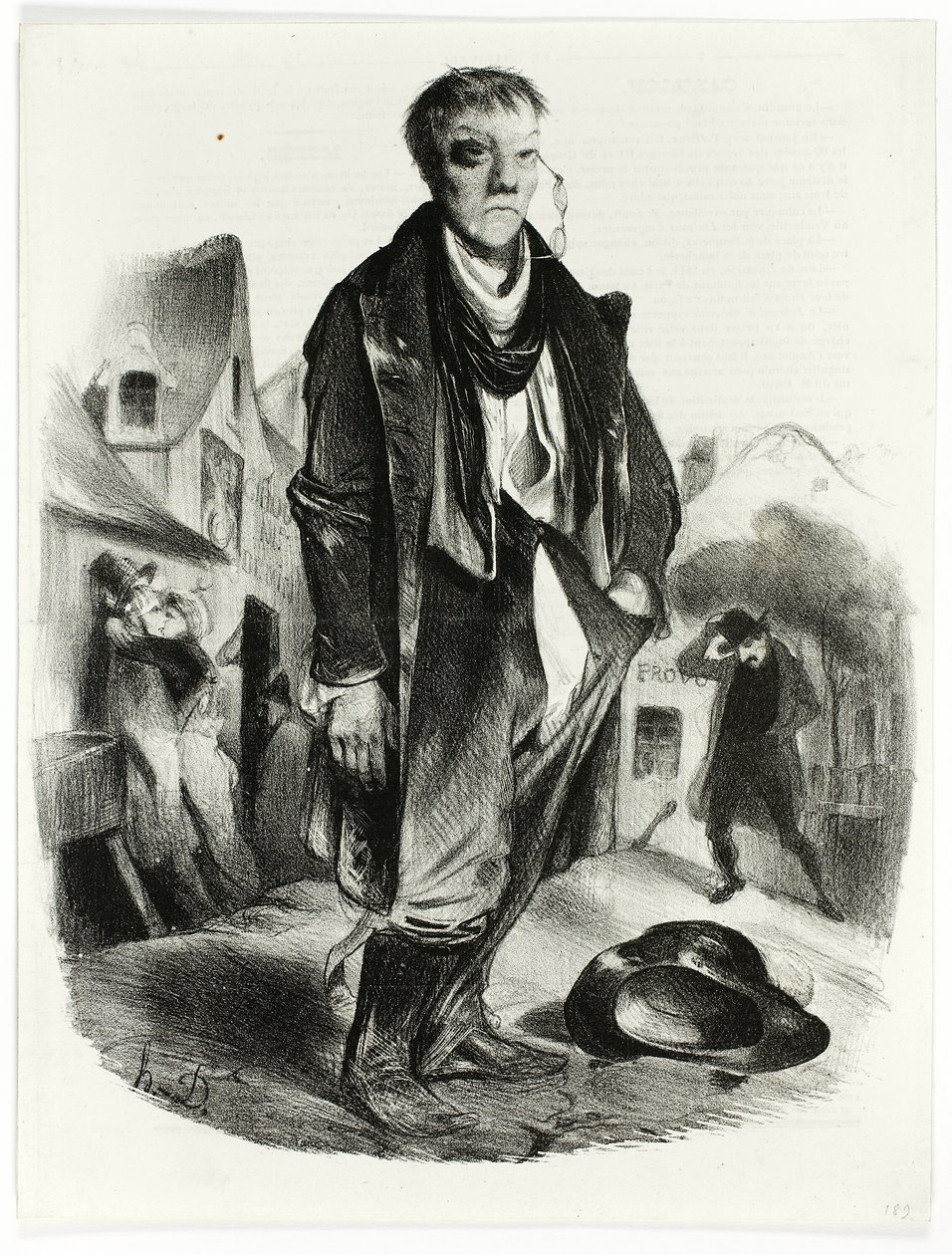 Den berusade av Honoré Victorin Daumier