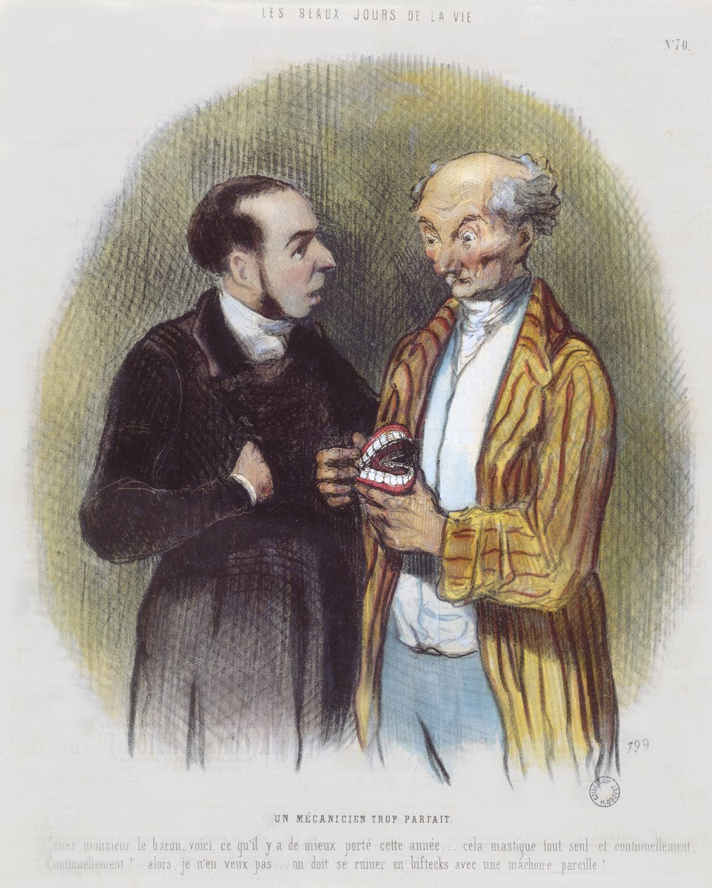 En perfekt tekniker av Honoré Daumier