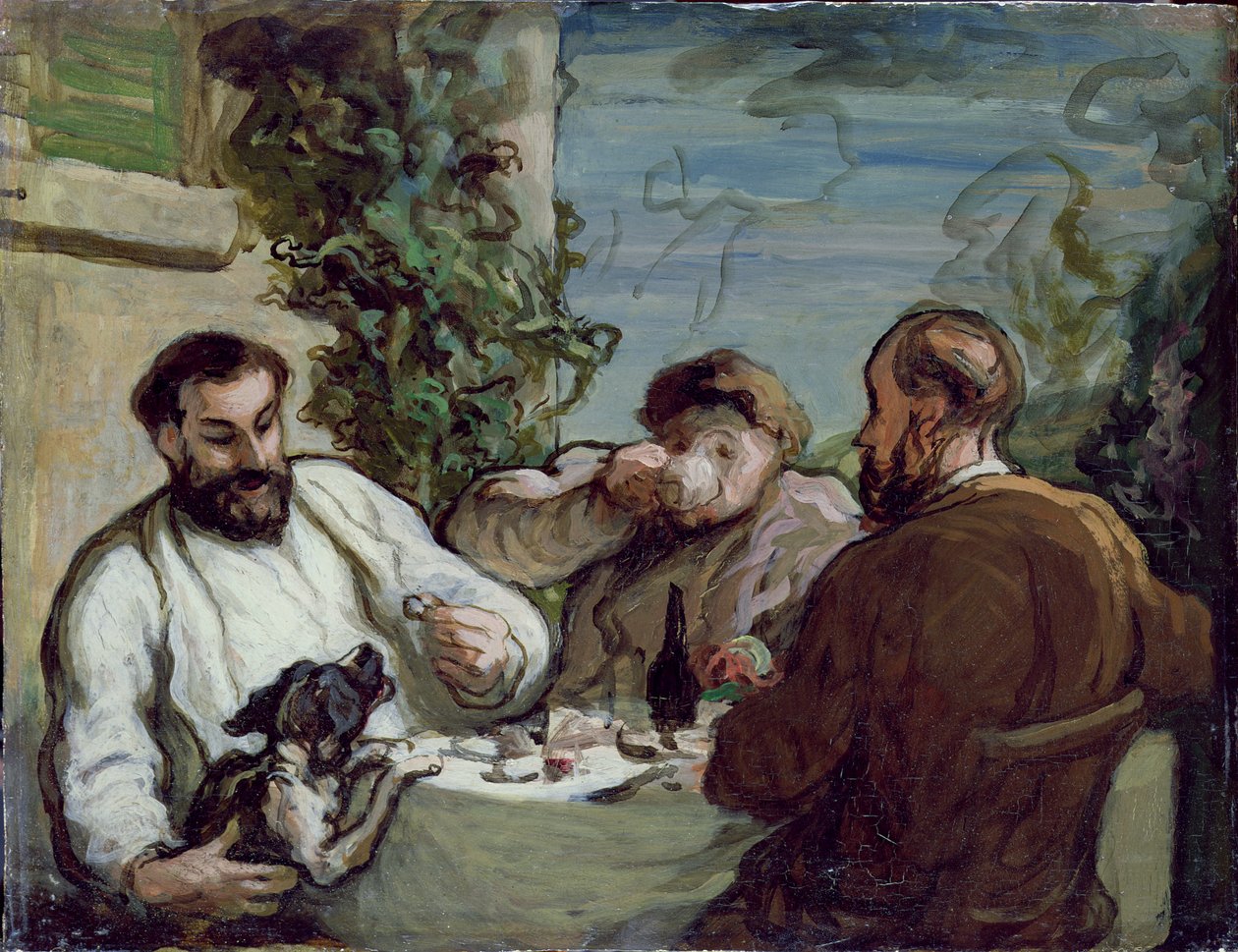 Lunch på landet av Honoré Daumier