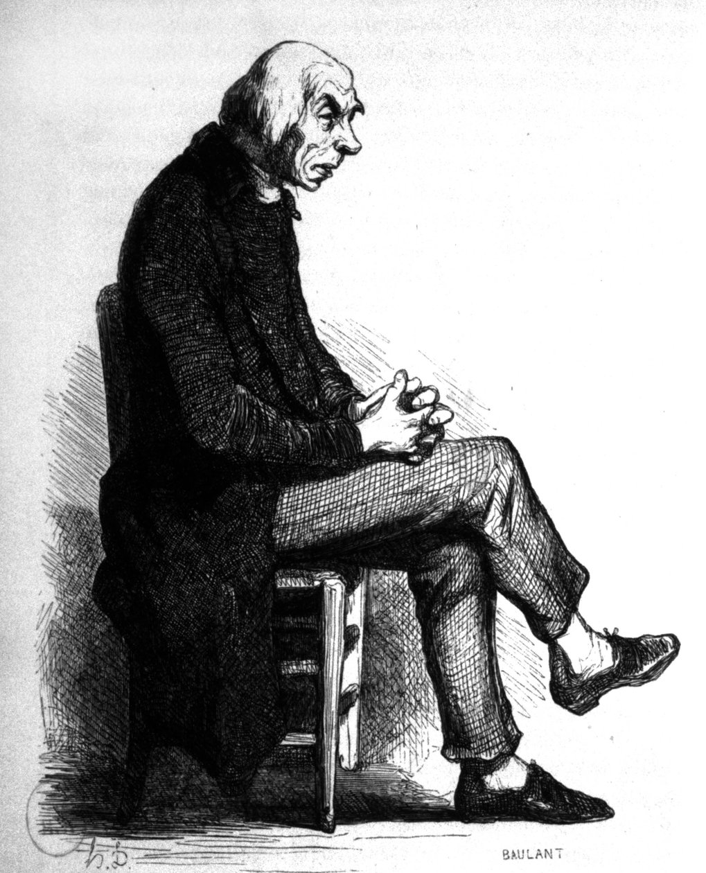 Pere Goriot av Honoré Daumier