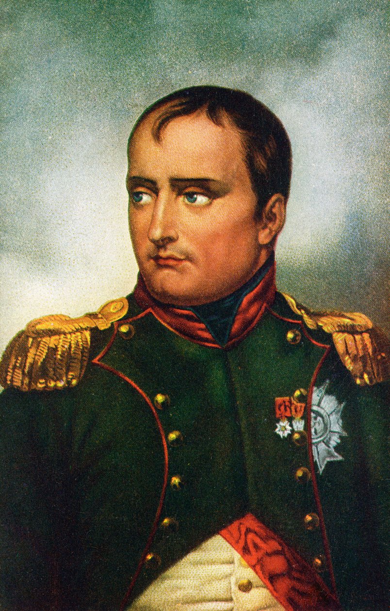 Porträtt av Napoleon Bonaparte av Horace (after) Vernet
