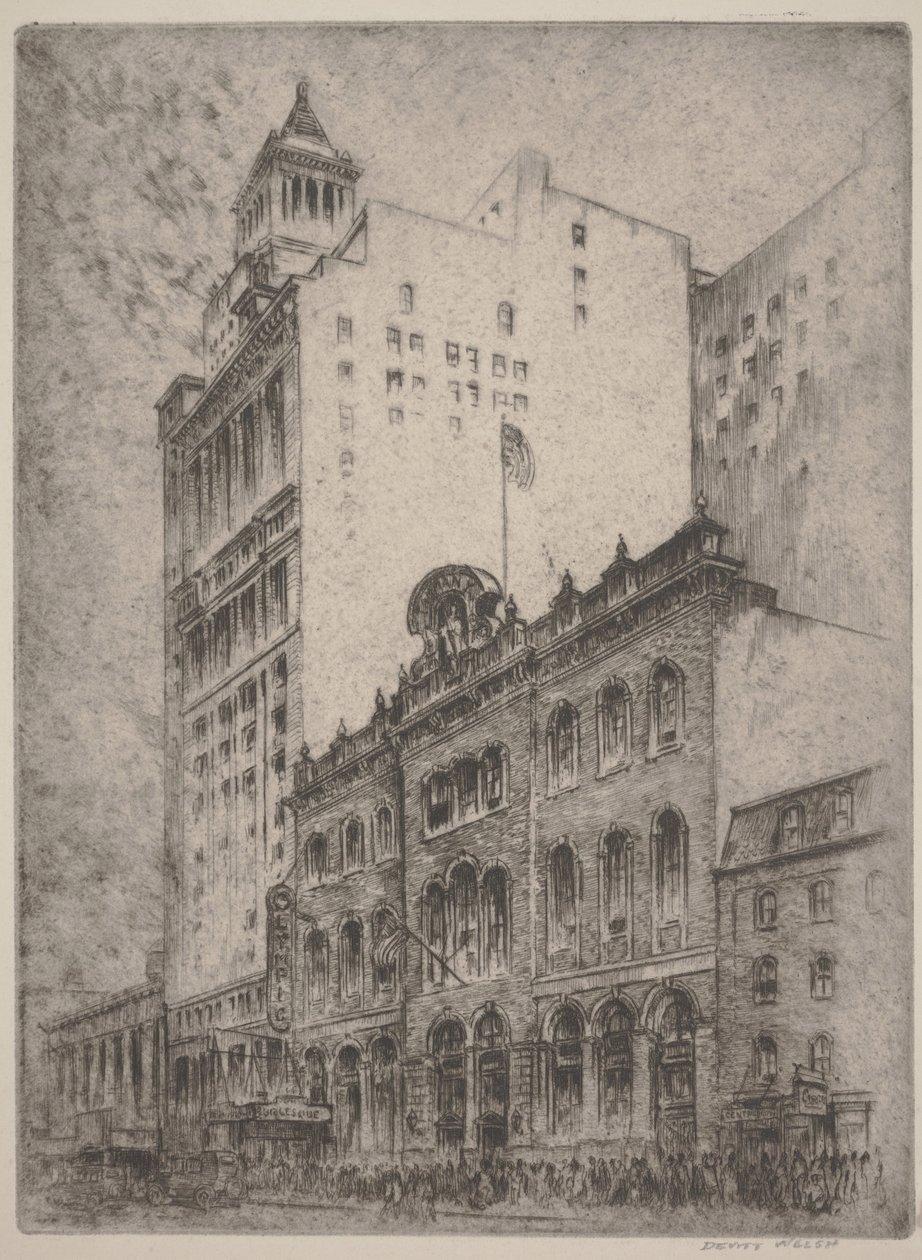 Tammany Hall (etsning) av Horace Devitt Welsh