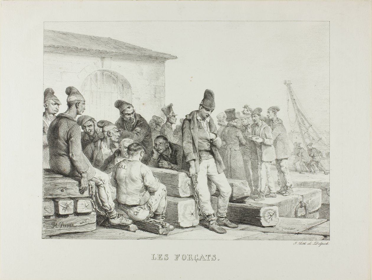 Fångar av Emile Jean Horace Vernet