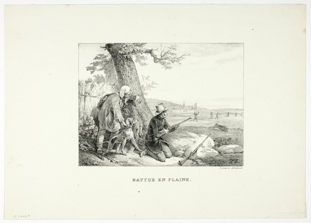 Lätt slagen av Emile Jean Horace Vernet
