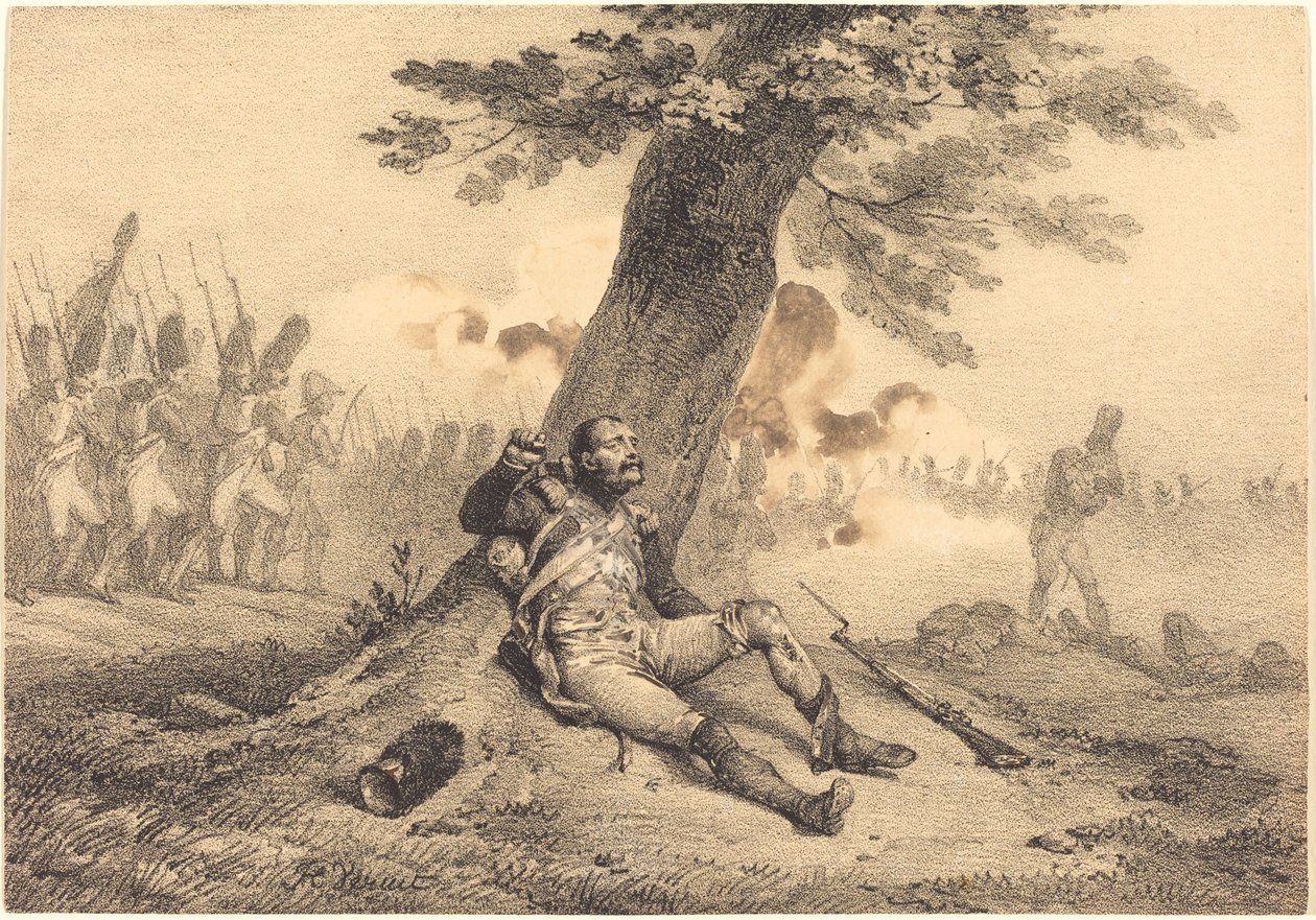 Credin de Sort!... av Emile Jean Horace Vernet