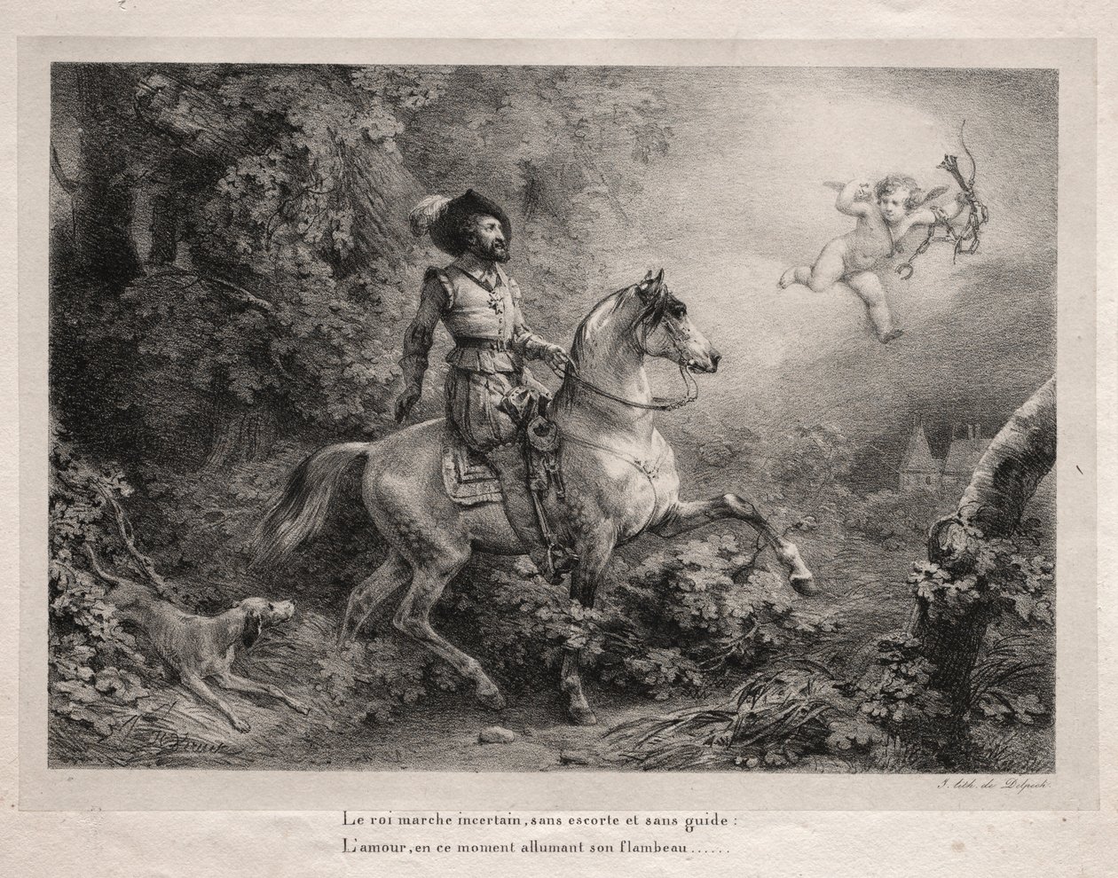 Henrik IV, Frankrikes kung. av Emile Jean Horace Vernet
