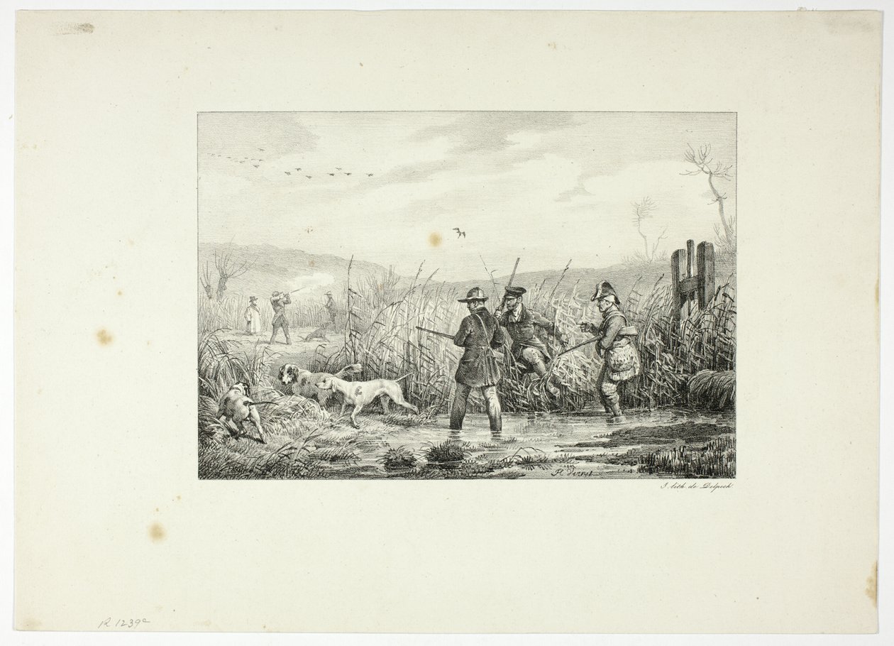 Jägare av Emile Jean Horace Vernet
