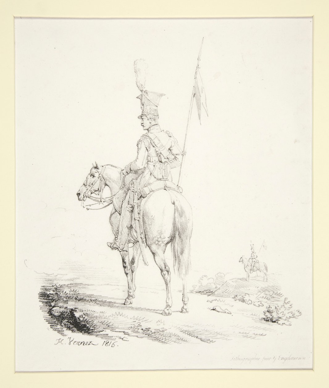 Utvald Lancer av Emile Jean Horace Vernet