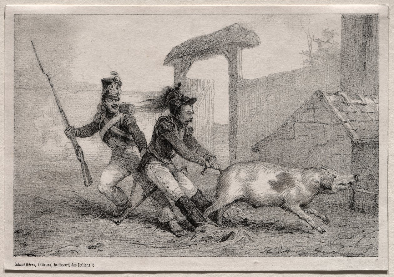 Marodörer, håll fast av Emile Jean Horace Vernet