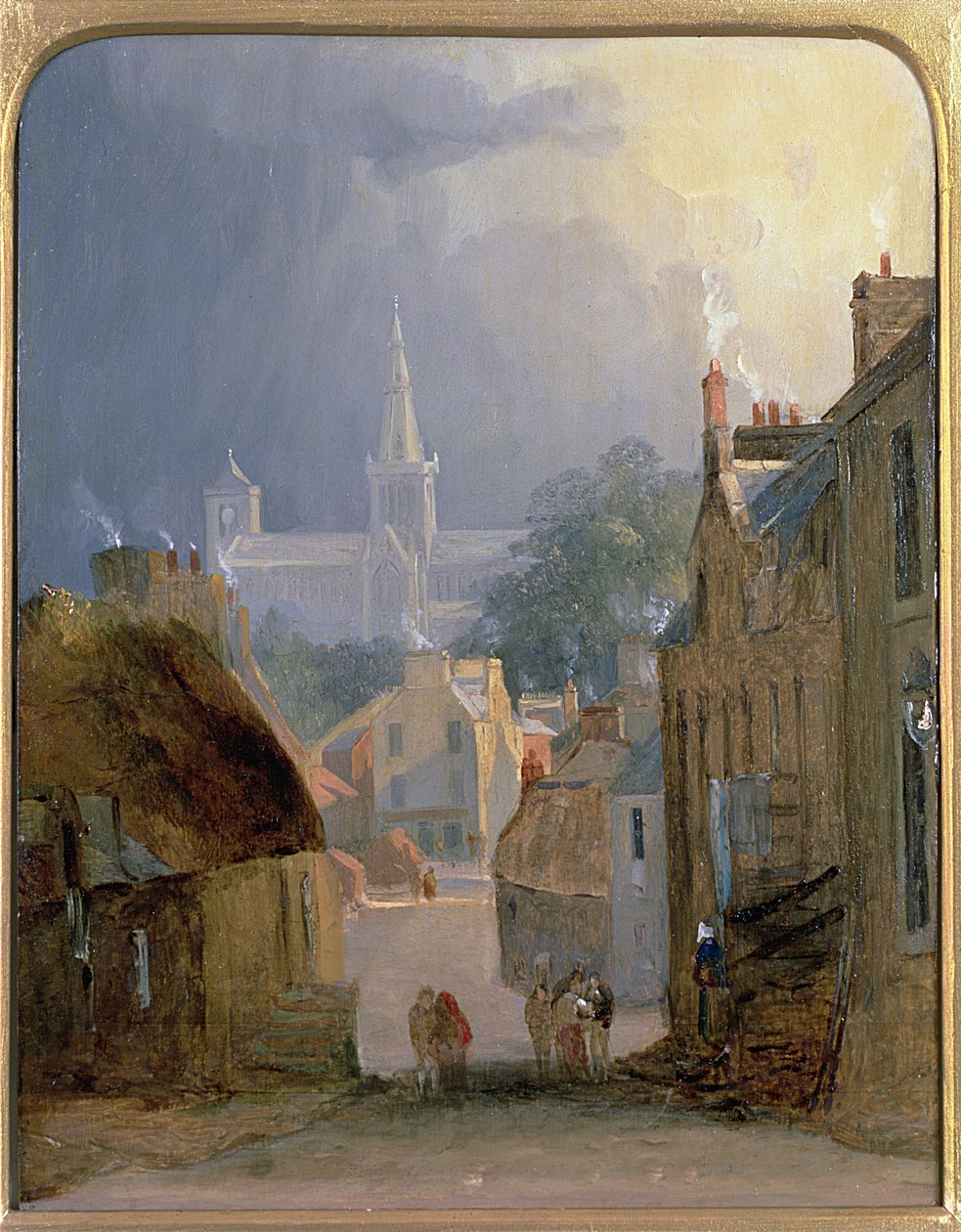 Gamla Glasgow, 1840 av Horatio McCulloch