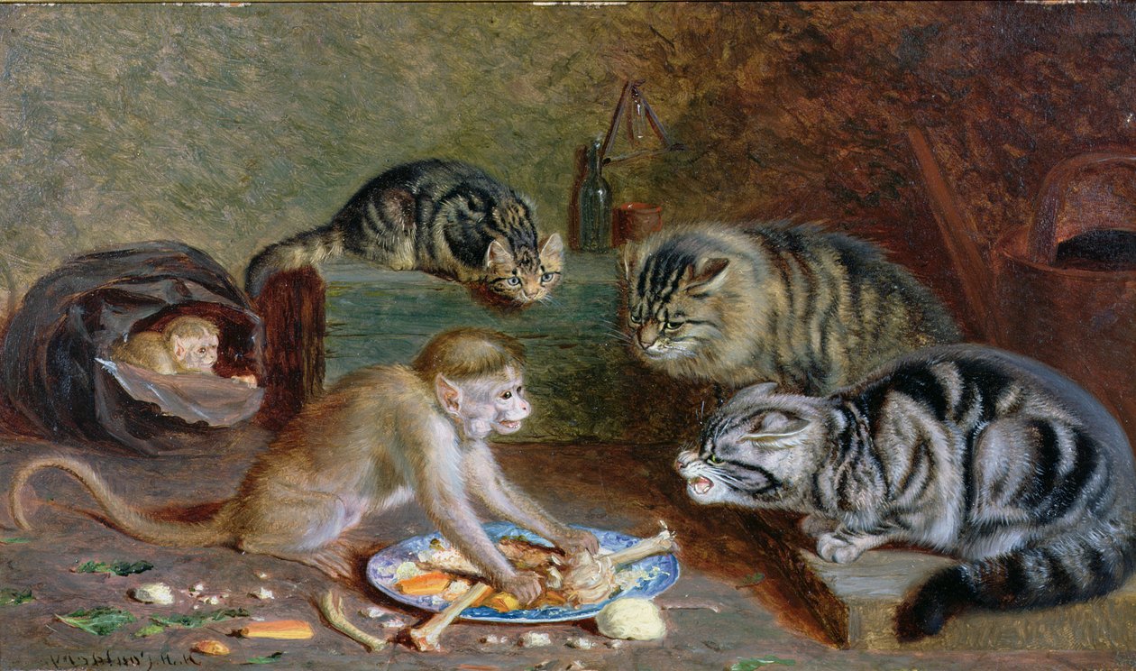 Monopol (olja på panel) av Horatio Henry Couldery