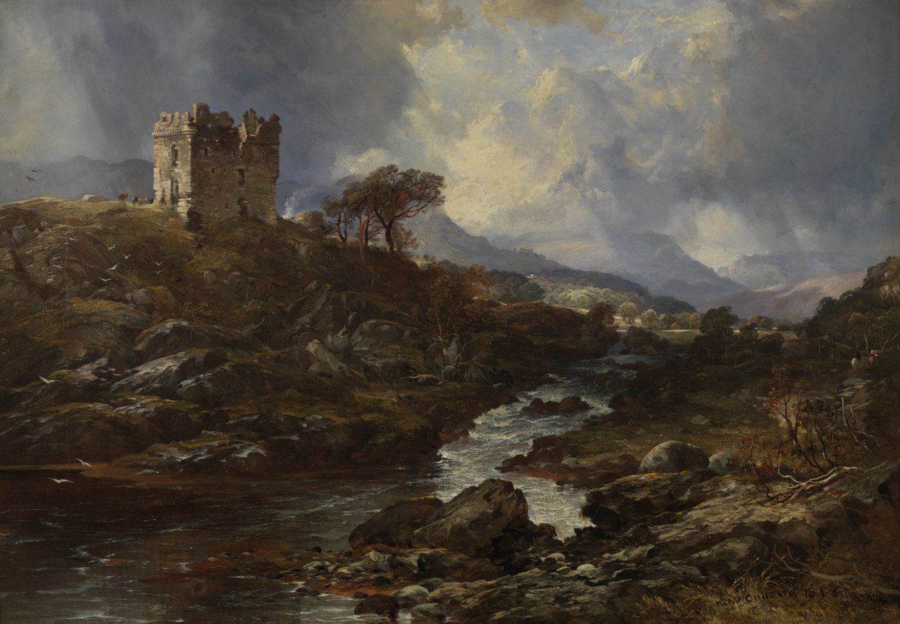Kinlochaline slott av Horatio McCulloch