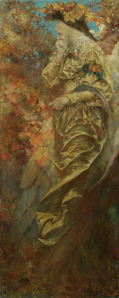 Hösten, 1900 av Howard Pyle