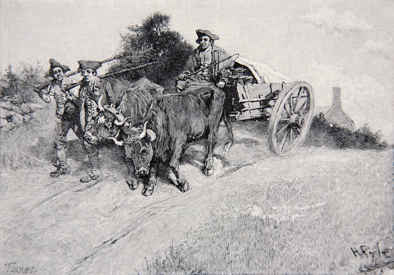 Ta med pulvret till Bunker Hill av Howard Pyle