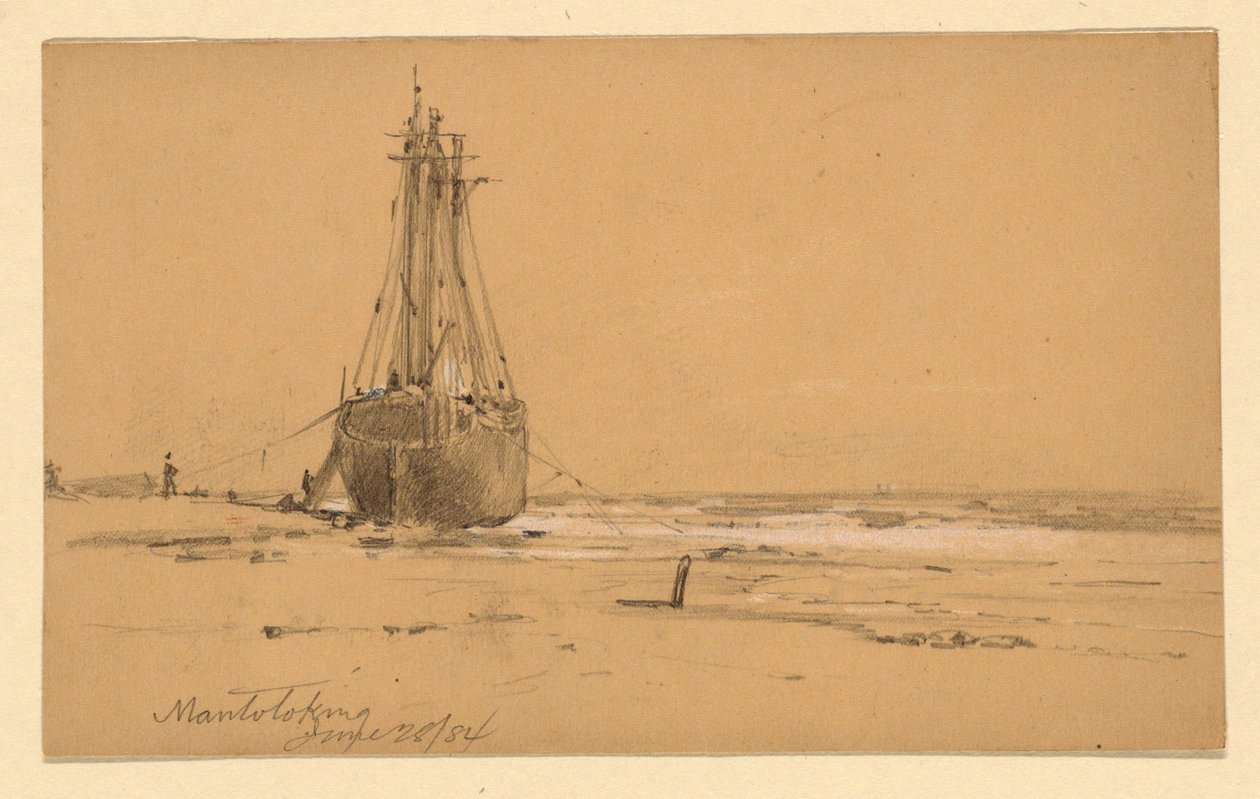 Vid havet i Mantoloking av Howard Russell Butler