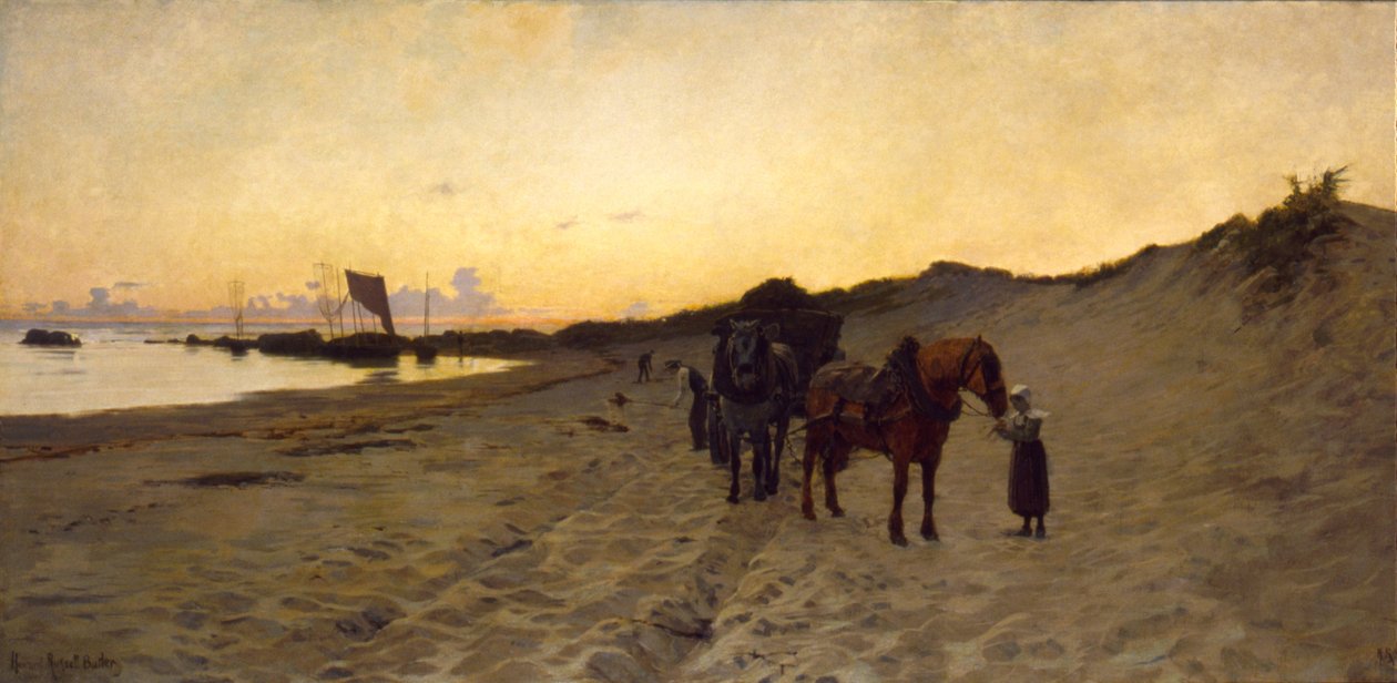 Tångsamlarna, 1886. av Howard Russell Butler