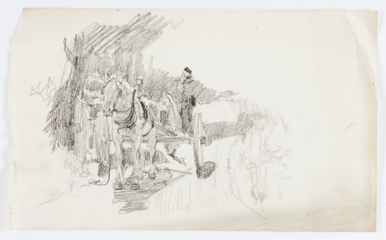 Utan titel (hästdragen vagn) av Howard Russell Butler