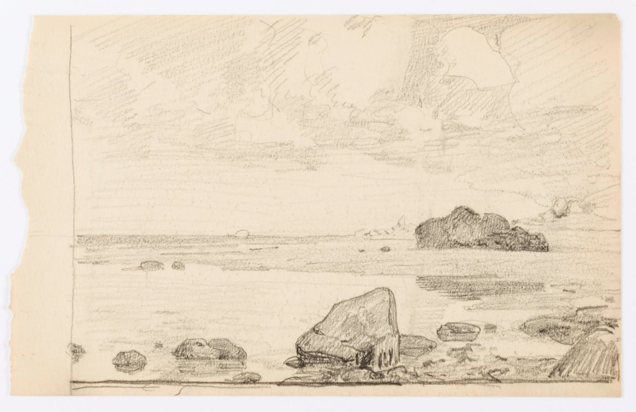 Utan titel (havsstrand) av Howard Russell Butler