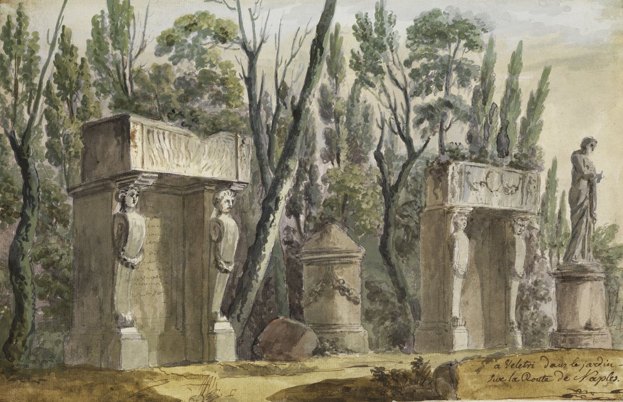Park von Veletri av Hubert Robert