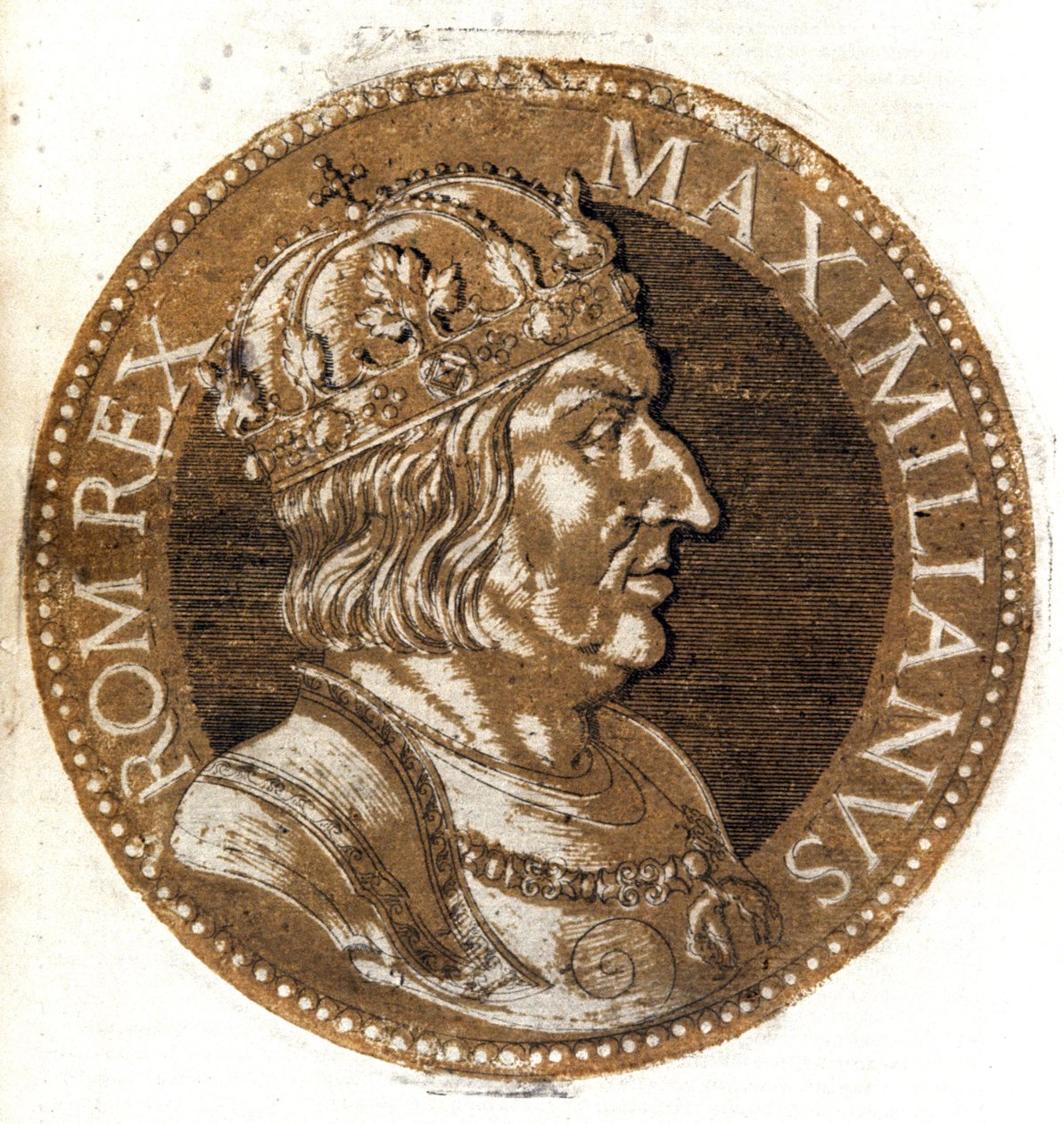 Maximilian I av Habsburg av Hubert Goltzius