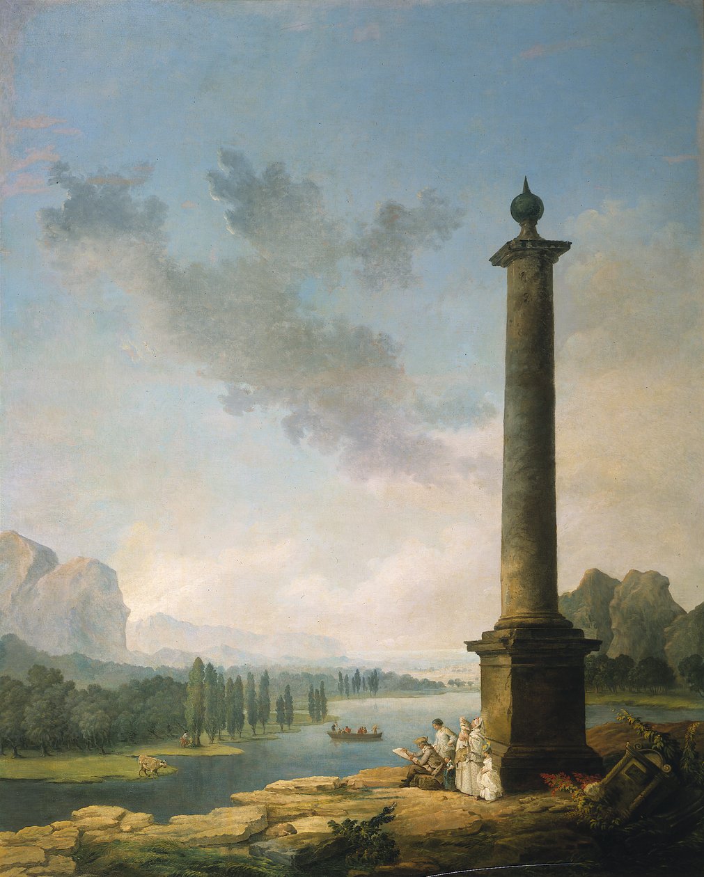 Kolumnen av Hubert Robert